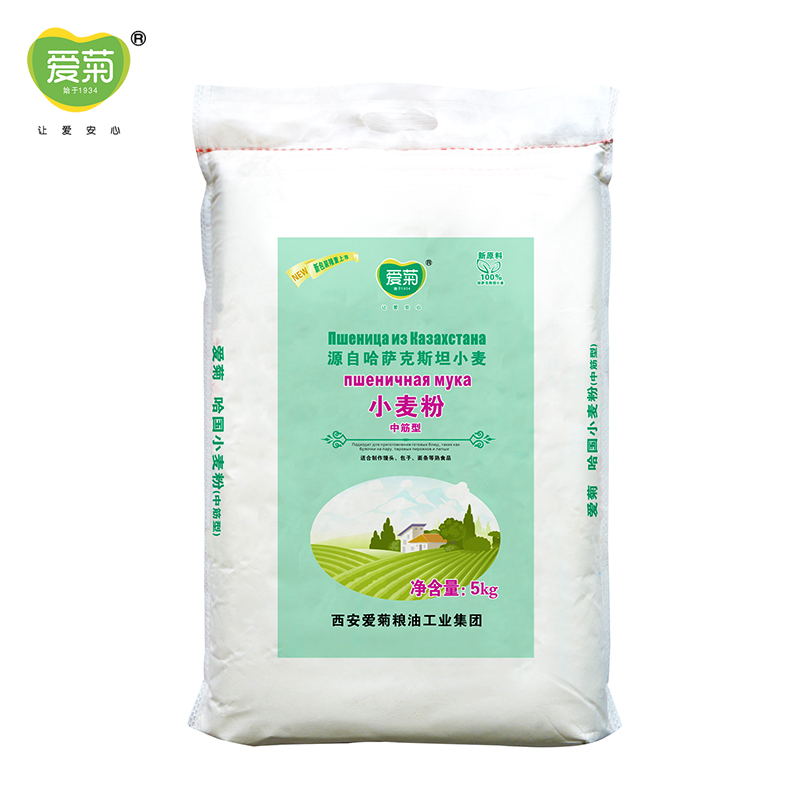 爱菊哈萨克斯坦小麦粉（中筋型）5kg