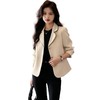 娜璐多 小香风撞色小西服外套女韩版气质简约西装通勤约会百搭款2023秋款 商品缩略图4