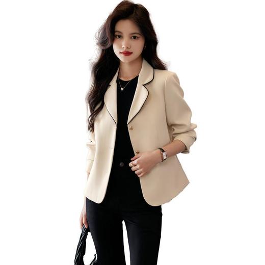 娜璐多 小香风撞色小西服外套女韩版气质简约西装通勤约会百搭款2023秋款 商品图4