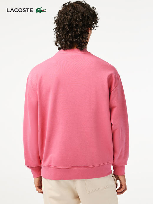 【海南专供价】Lacoste法国鳄鱼夏日活力系列多巴胺穿搭潮流印花卫衣男SH5453-98 商品图1