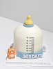 【臻品系列】---半翻糖【可爱小奶瓶】送儿童、周岁、满月生日蛋糕 商品缩略图0