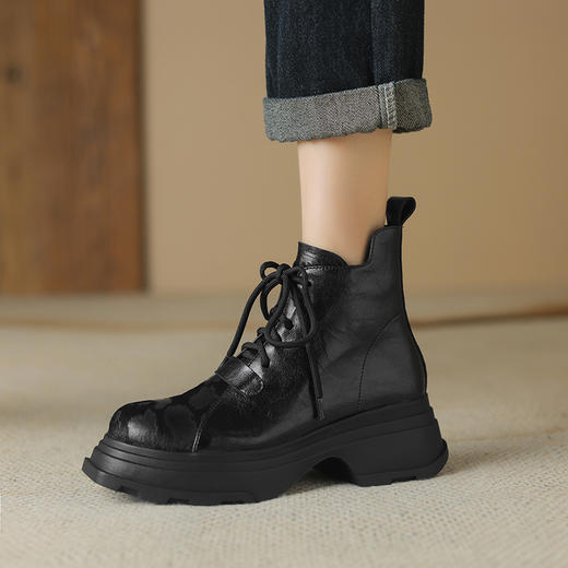 时尚个性，厚底增高绑带单鞋TYM-7018 商品图4