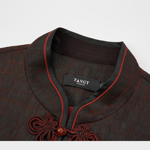 TANGY Collection天意高端2023秋季新品商场同款女士茛绸外套 商品图3