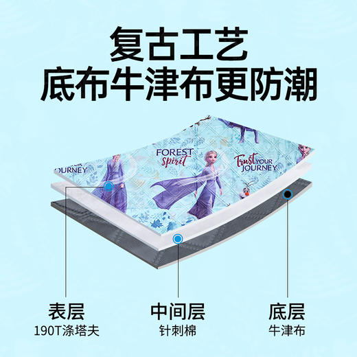 冰雪奇缘野餐垫140*170DFD20281-Q露营好物爱莎款 商品图5