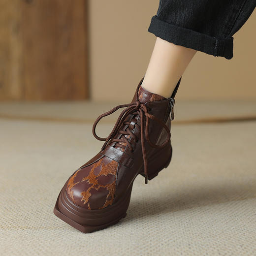 时尚个性，厚底增高绑带单鞋TYM-7018 商品图6