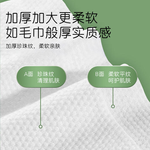 「加厚款！三款尺寸」洗脸巾一次性加厚洗面擦脸巾 居家日用抽取式洁面巾干湿两用清洁工具 商品图3