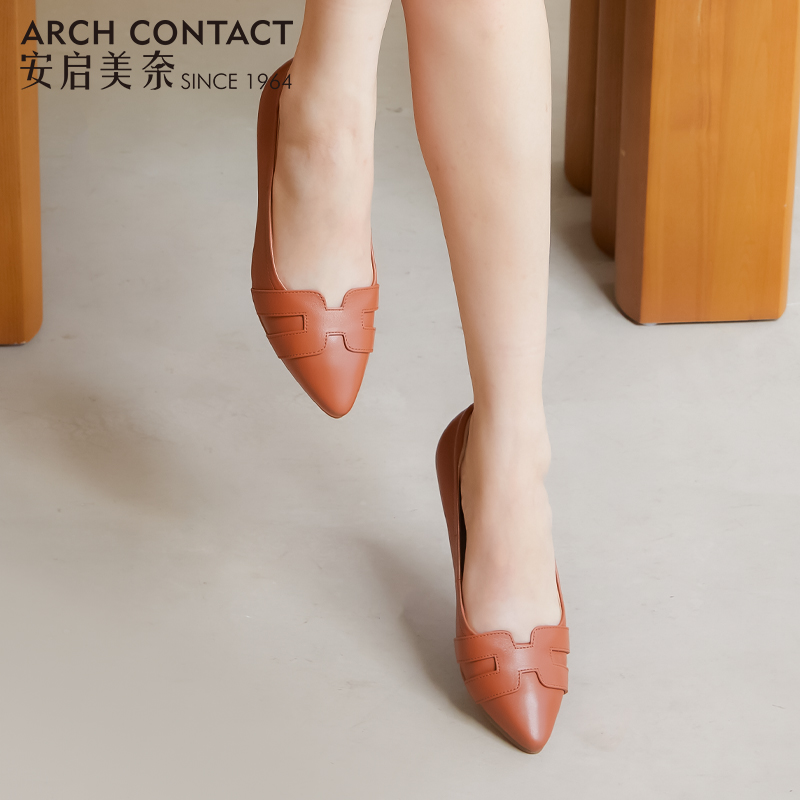 ARCHCONTACT安启美奈尖头法式时尚单鞋52717