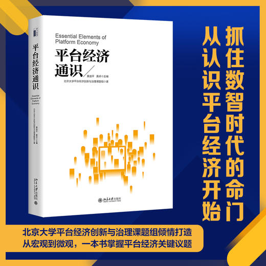 平台经济通识 黄益平 黄卓 主编 北京大学出版社 商品图1