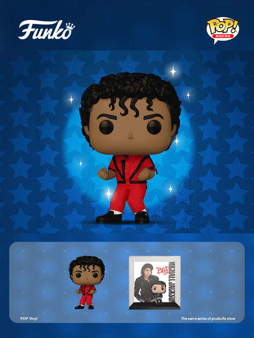 Funko POP!  Rocks Michael Jackson Thriller 摇滚明星迈克尔·杰克逊公仔手办摆件 72591 商品图1
