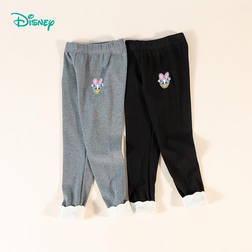 迪士尼童装春秋新款女童弹性打底裤女宝宝甜美外穿紧身裤233K1366 商品图2