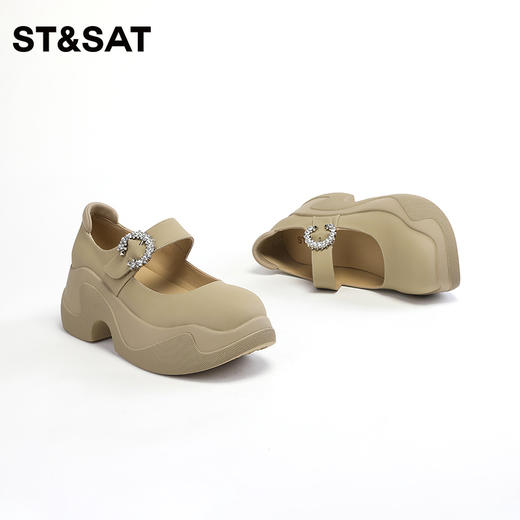 星期六水钻装饰厚底玛丽珍鞋SS33111105 商品图10