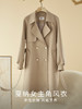 【专属特价】熙世界卡其色风衣外套女2025秋秋新款流行中长款高级感英伦风大衣 商品缩略图3