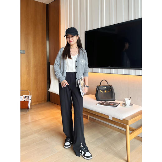  2309304   时髦开叉 直筒裤 商品图7