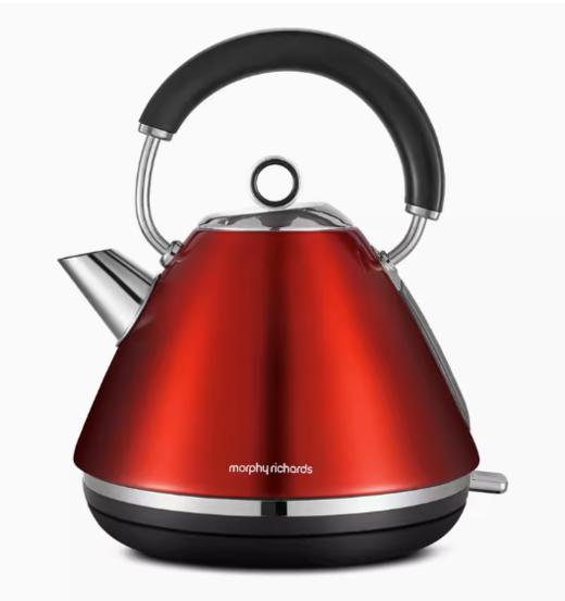 morphy richards摩飞电水壶（圈红)1.5L  MR7076A
(红) 商品图0