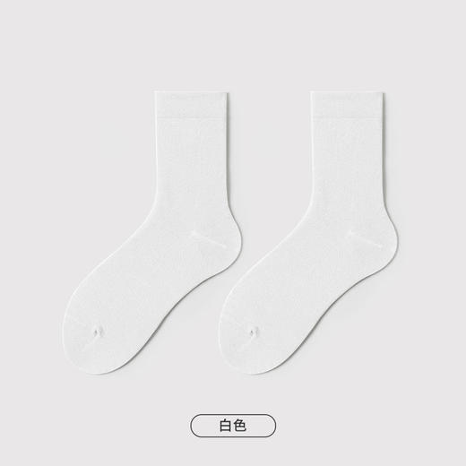 都市丽人简约系列精梳棉中筒袜中厚款女士常规袜新年本命年红品LC3CC4 商品图6