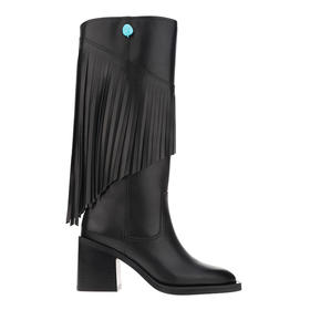 sheme张靓颖同款高原狂想曲系列流苏休闲帅气女士长靴可定制