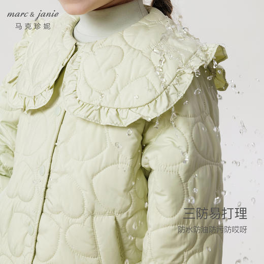 【三防】马克珍妮秋冬新款 女童花边娃娃领宽松外套231220 商品图4