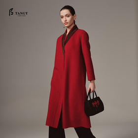 TANGY Collection天意高端2023秋季新品商场同款女士呢大衣