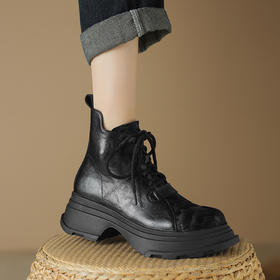 时尚个性，厚底增高绑带单鞋TYM-7018