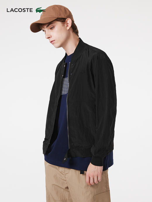【海南专供价】Lacoste法国鳄鱼男装新款时尚运动风舒适夹克外套BH0977-98 商品图1