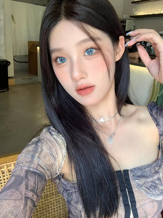 【中直径】Sugarplum--波士顿蓝-14.2mm 【年抛 0-1000度 无525/575】 商品图13