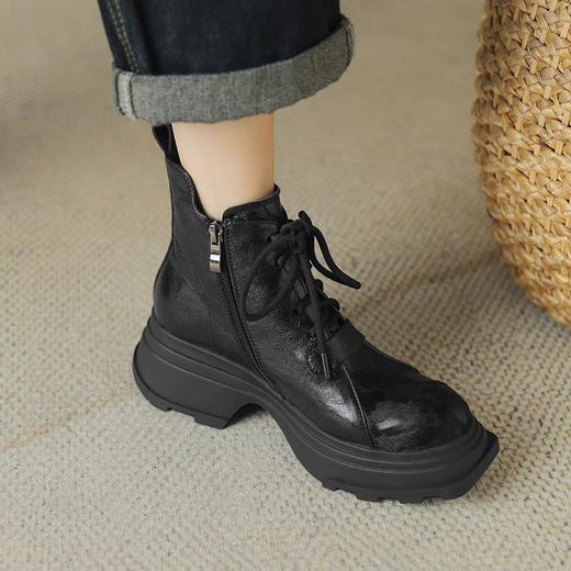 时尚个性，厚底增高绑带单鞋TYM-7018 商品图5