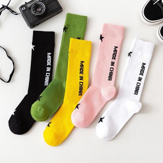 【非瑜伽袜】【新品】袜子女小腿袜ins潮长筒袜春秋冬日系百搭个性网红街头外穿高筒袜 商品图1