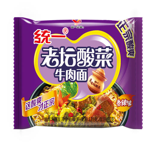 统一酸菜方便袋面 商品图0