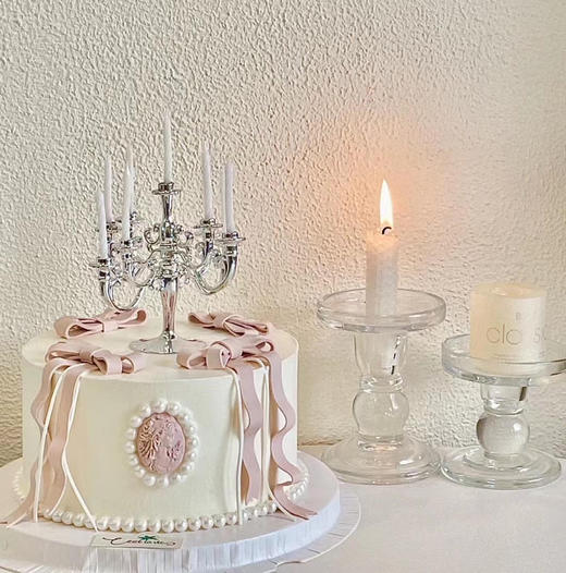 复古翻糖烛台女神蛋糕 商品图0