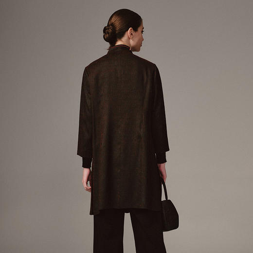 TANGY Collection天意高端2023秋季新品商场同款女士茛绸外套 商品图2