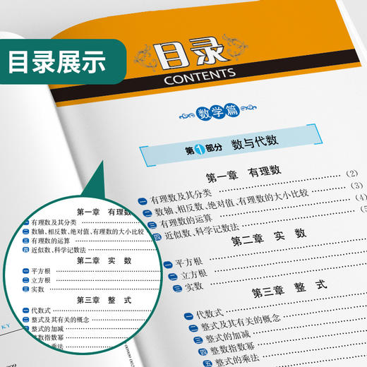 【口袋本】初中数理化生公式定理 商品图1