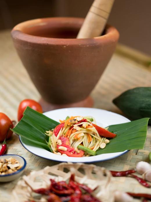 【Chill玩泰国】清迈奶奶厨房 中/英教学 参观菜市场 独立烹饪台和烹饪材料中文烹饪食谱 商品图1