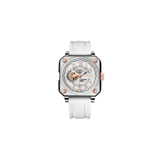 Romago SWISS 碳霸系列腕表 胜利者白色 RM097-WH 商品图0