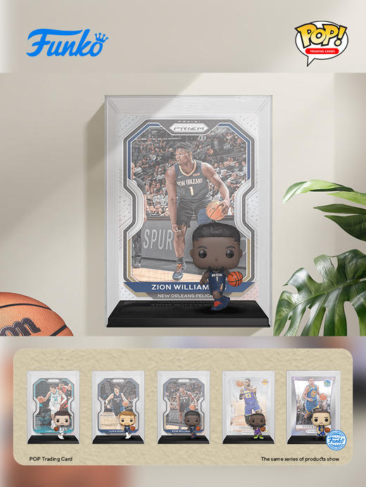 Funko POP! Trading Cards Zion Williamson NBA球星锡安威廉姆斯收藏卡手办摆件 60528 商品图1