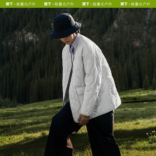 【蕉下精选】蕉下男士气绒服CL18823冬季外套气绒内胆宽松棉服防风防雨大衣 商品图0