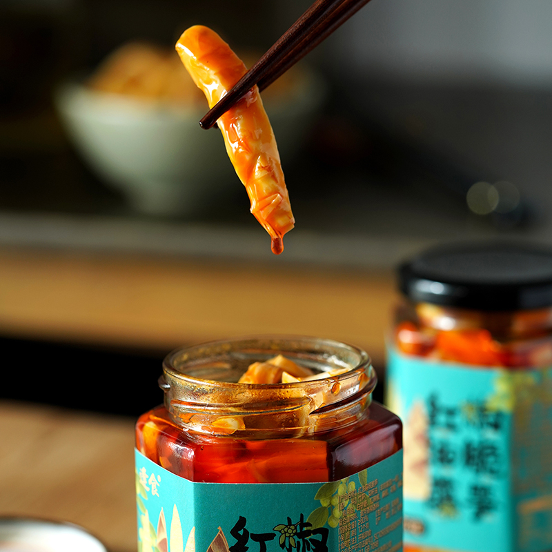 逢食 油焖烤笋260g/瓶 / 红油藤椒脆笋260g/瓶 ，鲜甜脆嫩，爽口下饭，，越吃越香，老底子的味道！