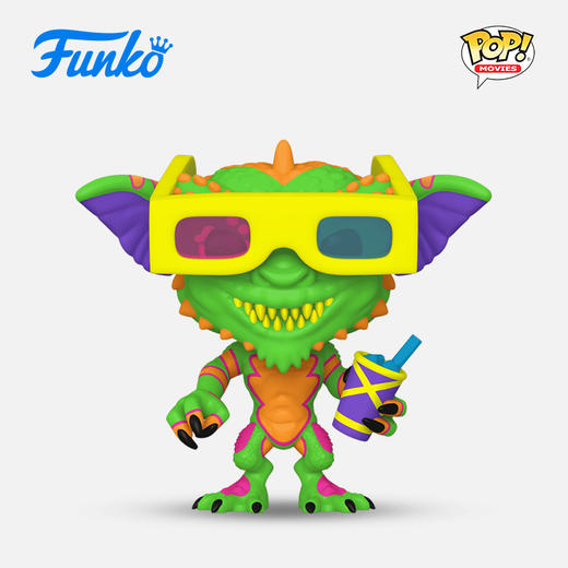 Funko POP! Movies Gremlin Stripe 电影小魔怪Stripe荧光款手办摆件 73698 商品图0