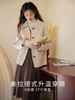 【149元福袋，不支持退换】熙世界美拉德纯羊毛双面羊绒呢大衣女秋冬牛角扣毛呢短外套小个子 商品缩略图1