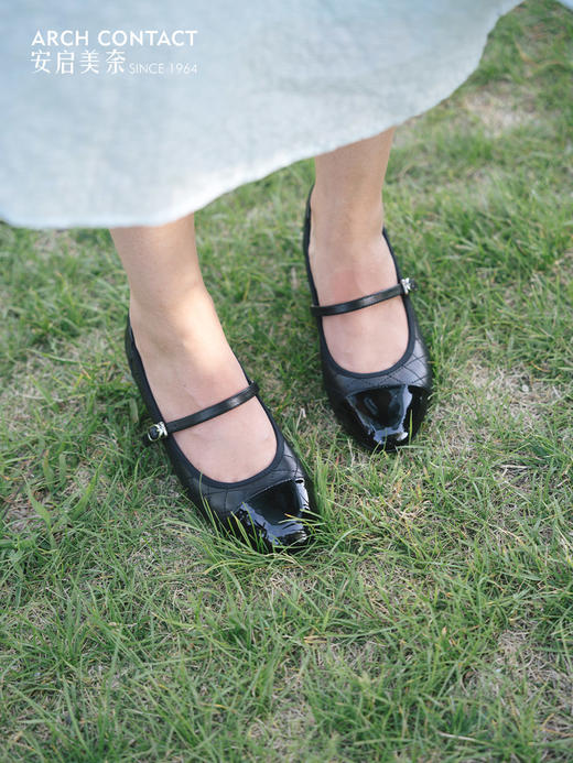 ARCHCONTACT安启美奈搭扣玛丽珍方根女鞋52808 商品图1