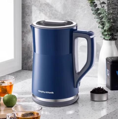 morphy richards摩飞电热水壶（蓝）1.5L  MR6070 商品图0