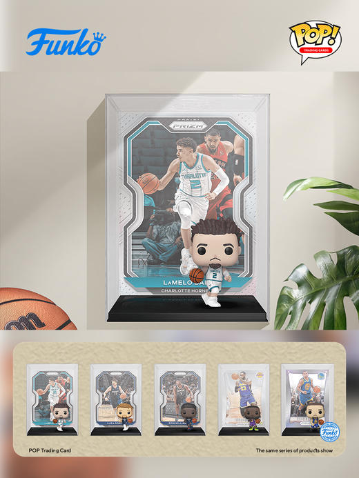 Funko POP! Trading Cards LaMelo Ball NBA球星拉梅洛·鲍尔收藏卡公仔手办摆件 60524 商品图1