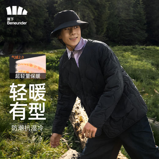 【蕉下精选】蕉下男士气绒服CL18823冬季外套气绒内胆宽松棉服防风防雨大衣 商品图6