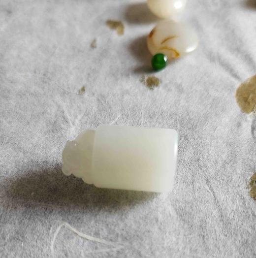 子珑  和田白玉印章  【嘉石024】 商品图0