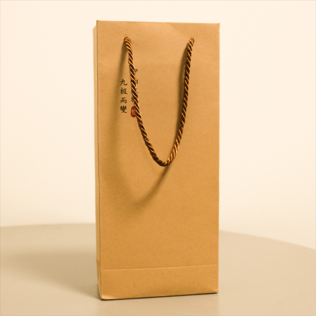 牛皮纸袋 瓶饮2瓶装礼品袋