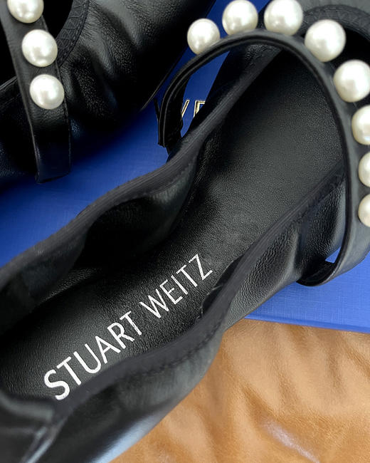 【大促，不退不换】 SW家 温柔好穿平底芭蕾舞鞋 珍珠扣袢平底鞋 2色 BZ1099 商品图13