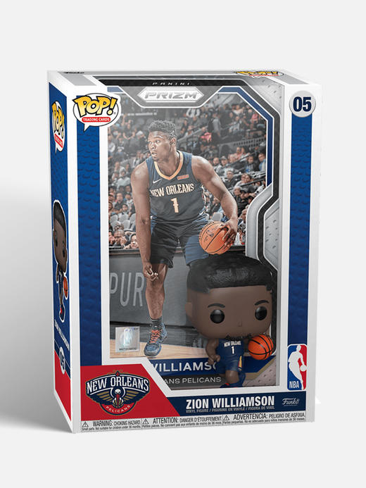 Funko POP! Trading Cards Zion Williamson NBA球星锡安威廉姆斯收藏卡手办摆件 60528 商品图4