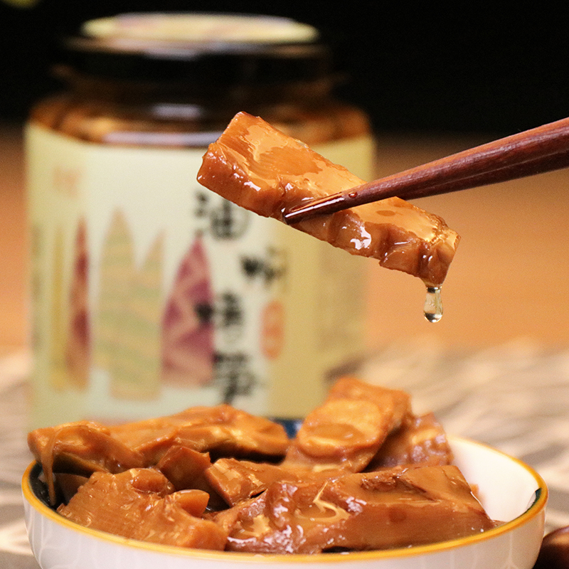 逢食油焖烤笋260g/罐，鲜甜脆嫩，爽口下饭，无添加剂，越吃越香，老底子的味道！