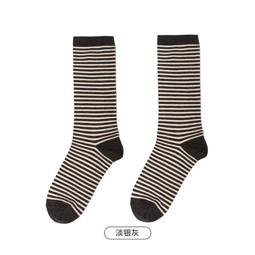 都市丽人休闲系列精梳棉袜子中筒袜中厚款女士常规袜LC3EB3 商品图3