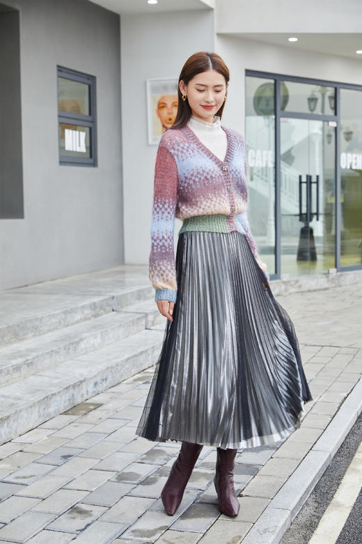 【年货节】奇威  彩色针织开衫A431718400 商品图9