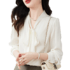 秋装新款，优雅时尚长袖真丝衬衫HR-LQSM9001 商品缩略图5